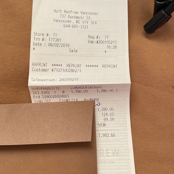 Authentic Burberry Navy rucksack backpack - Picture 2 of 7